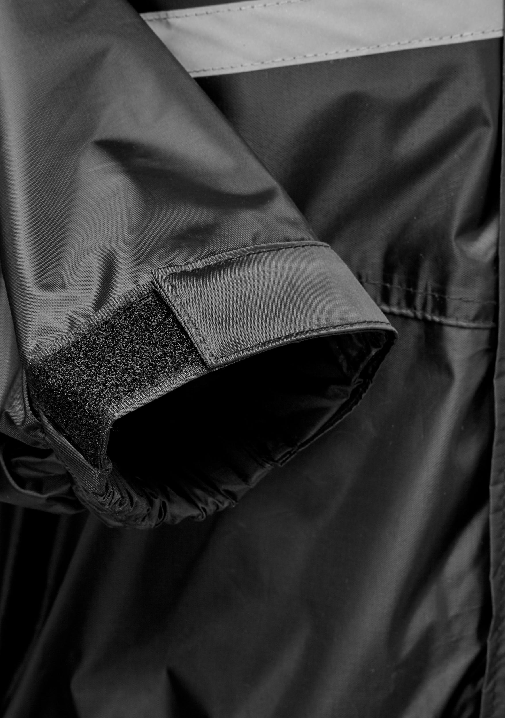 JDC Product's Shield Motorcycle Rain Suit black sleeve