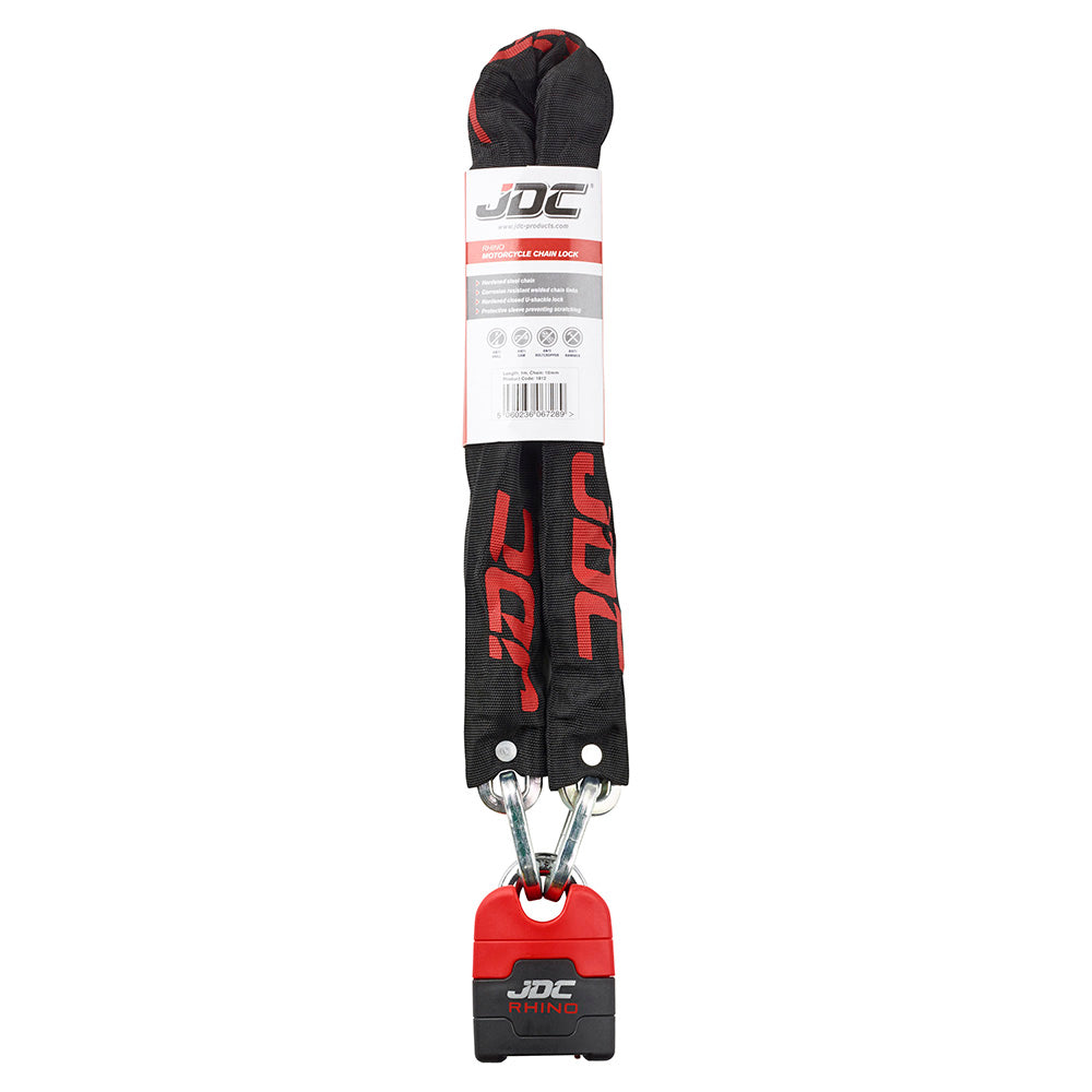 JDC Products heavy duty motorbike chain for security packaged