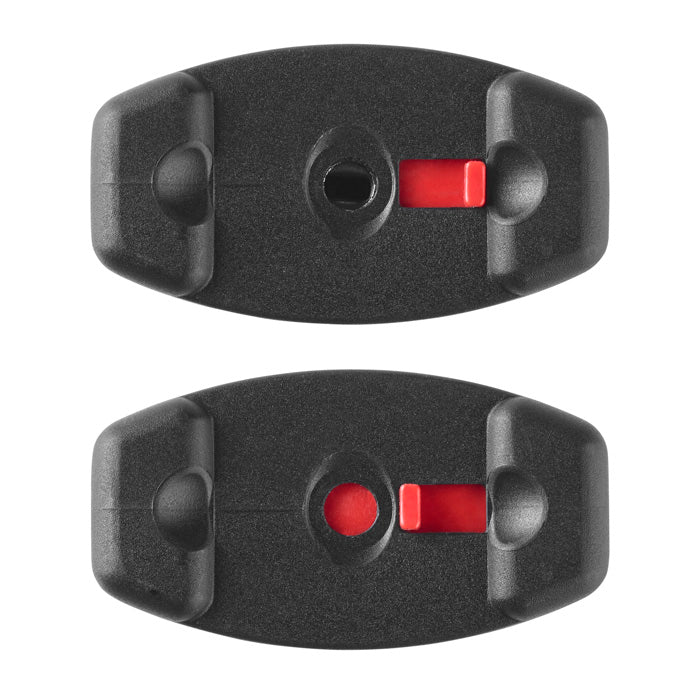 JDC Product's padlock for motorbike chain shown locked and unlocked