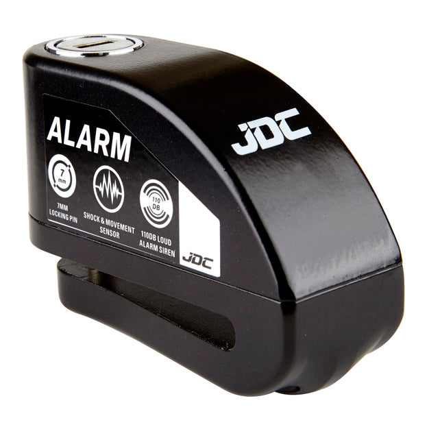 JDC Product's disk lock and alarm in black